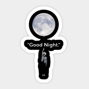 good night girl sarcasm Sticker